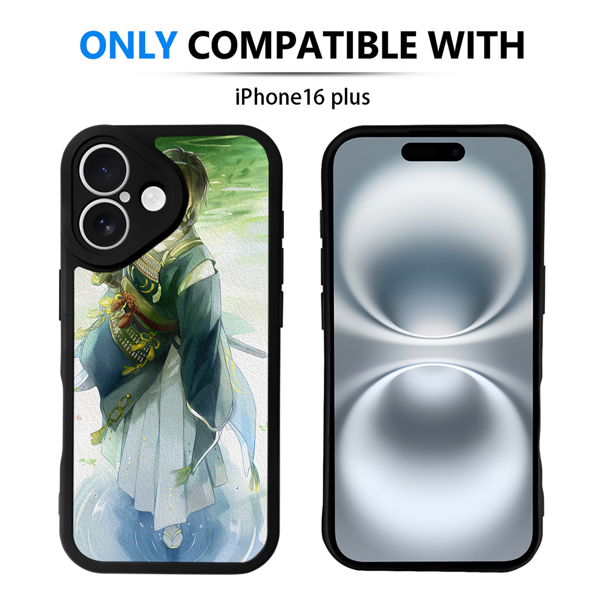 （画像用） 刀剣乱舞 Touken Ranbu 【iPhone 16シリーズ対応】シリコンスマホケース（レザー調） 材質：シリコン